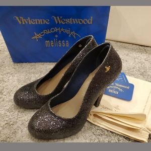 Vivienne westwood melissa Skyscraper glitter pumps